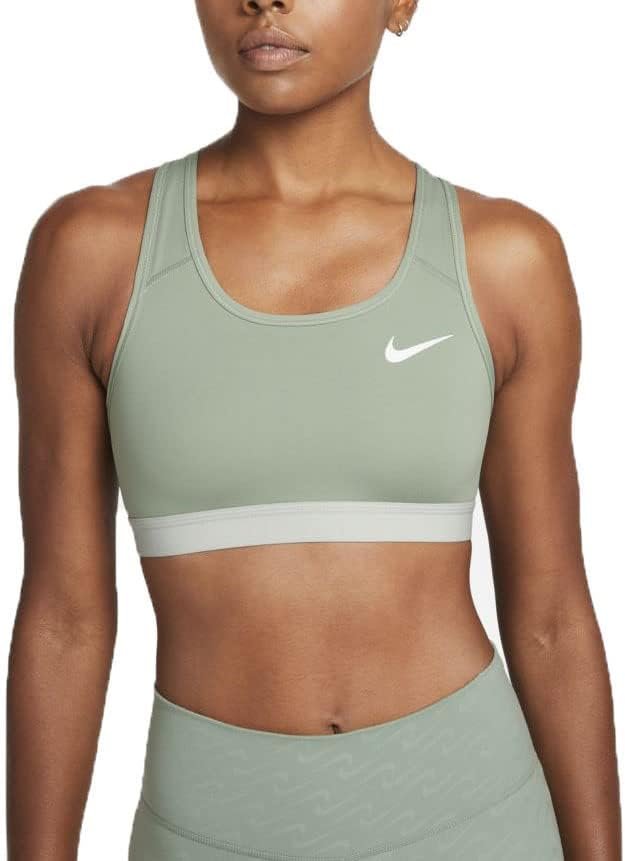 Nike Women`s Dri-FIT Swoosh Medium Support Non Padded Sports Bra (O(BV3900-357)/W, X-Small)