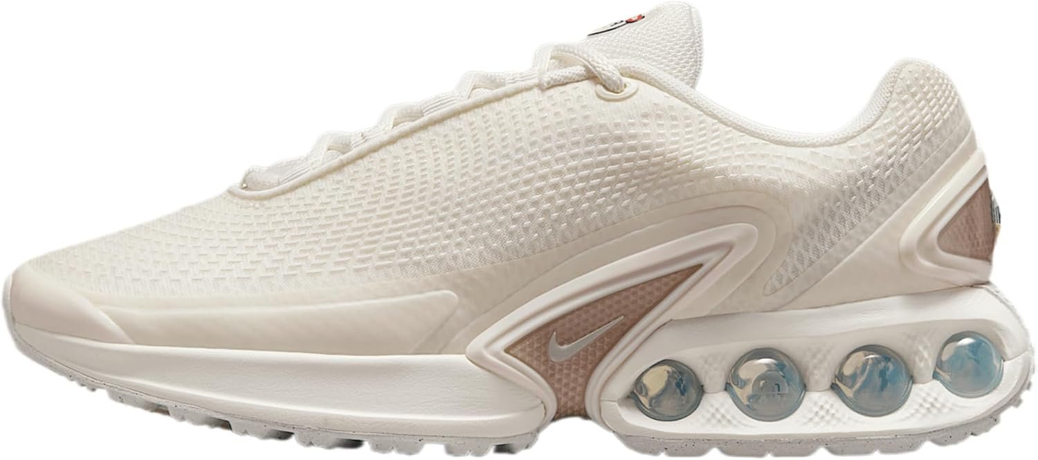 Nike Air Max Dn SE Women’s Shoes (HV4436-133, Sail/Fossil Stone/Metallic Silver/Light Soft Pink)