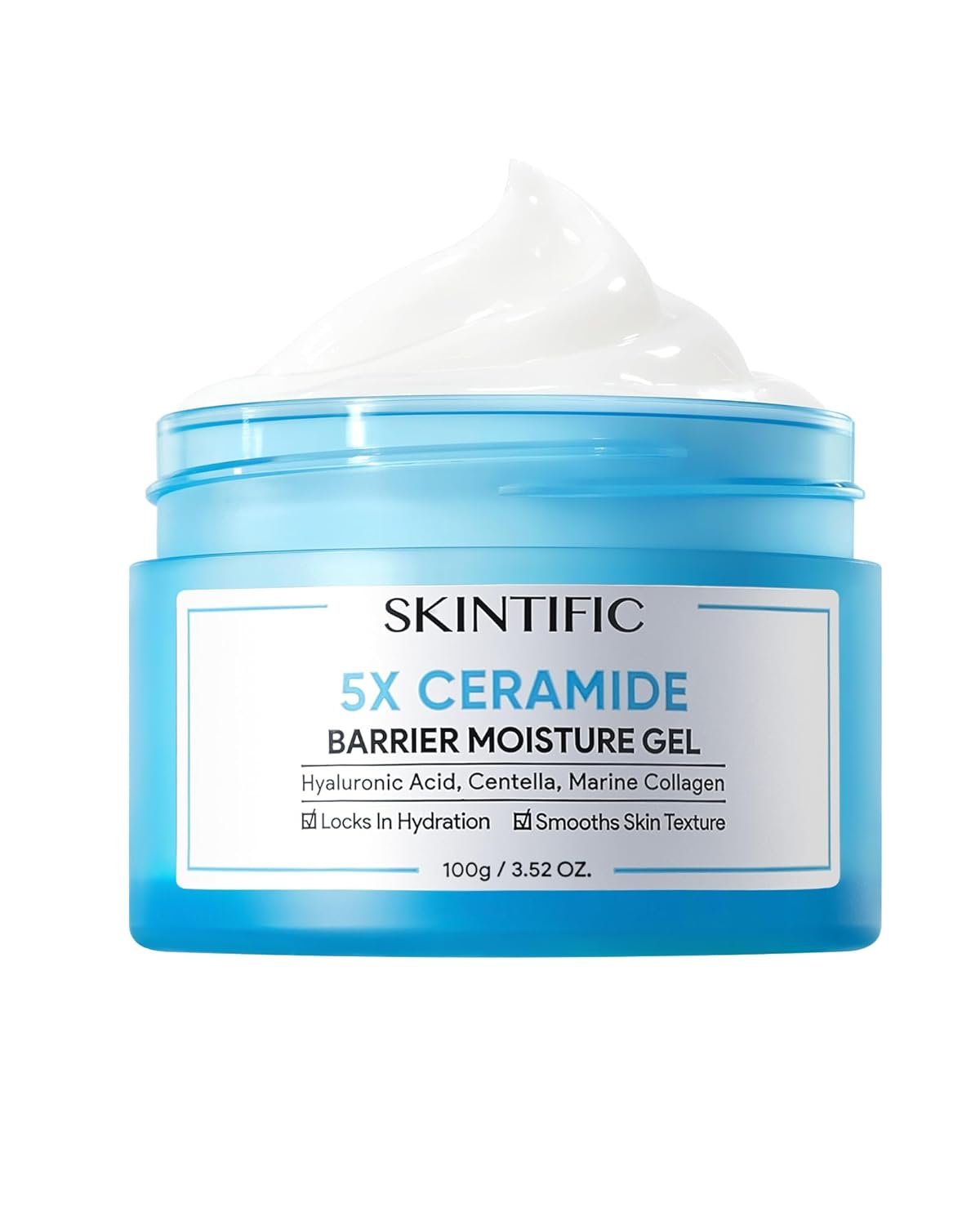 5X Ceramides Moisture Barrier Cream, Hydrating Skin Barrier Repair Face Moisturizer for All Skin Types with Hyaluronic Acid & Centella, Daily Moisturizer, Non-Comedogenic