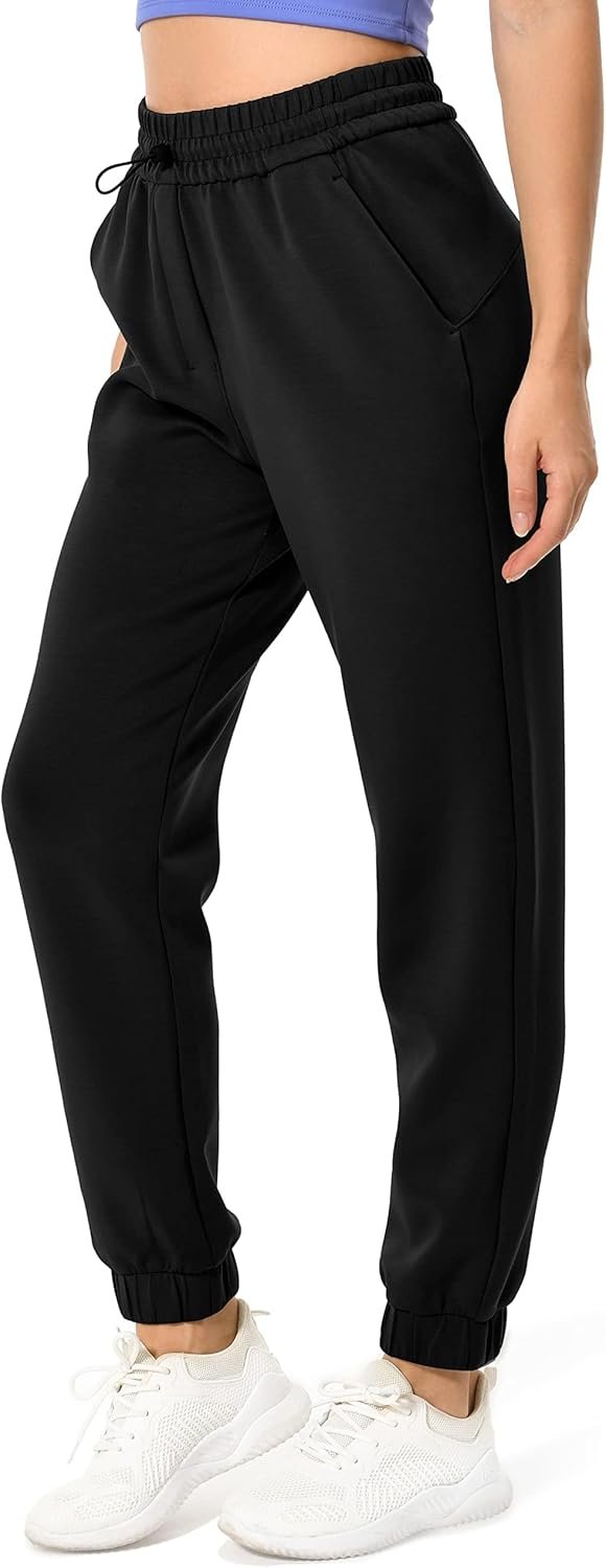 Colorfulkoala Women’s High Waisted Ultra Soft Velvra Modal Joggers Running Sweatpants Casual Lounge Pants with Pockets