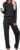 ANRABESS Women’s 2 Piece Lounge Pajama Sets Ribbed Knit Long Sleeve Hoodies Tops Matching Pants Casual Fall Sleepwear Outfits