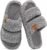 EverFoams Womens Fuzzy Open-toe Slippers Soft Comfy Memory Foam Indoor House Shoes
